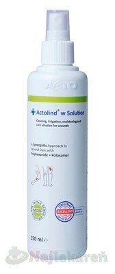 Actolind w Solution sprej na čistenie a starostlivosť o rany 250 ml