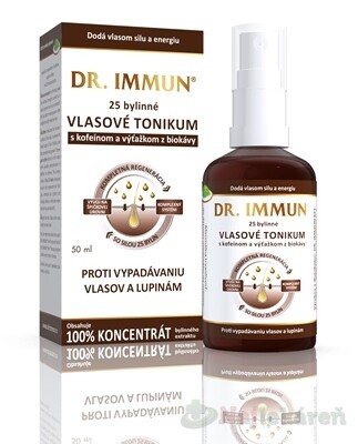 DR. IMMUN Vlasové tonikum s kofeínom 25 bylinné 50ml
