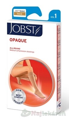 JOBST OPAQUE kompresívne lýtkové pančuchy so zatvorenou špičkou veľ. 3 telové 1 pár