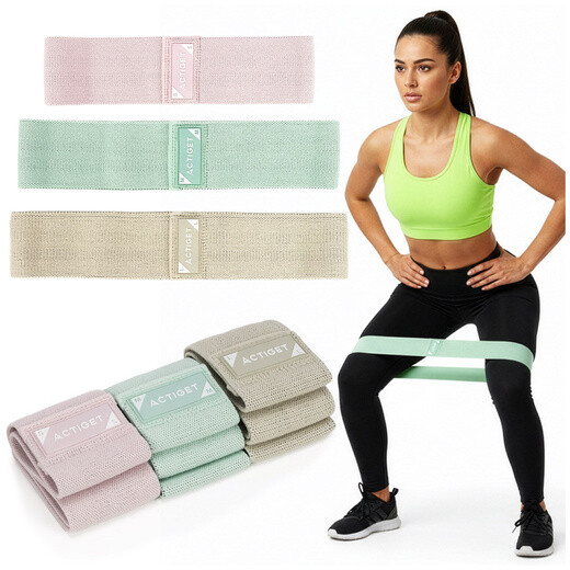 Fitness odporové gumy na cvičenie - sada 3 ks - odpor 3-31 kg