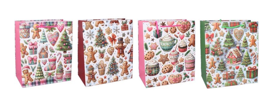 Vianočná darčeková taška 25x10x30cm