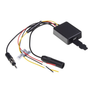 Kabeláž pre pevnú montáž s FM modulátorom pre FM + DAB prijímač do auta KDR-368W