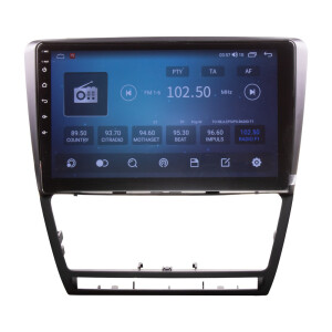 Autorádio pro Škoda Octavia (2007-2014) - s 10,1" LCD, Android, WI-FI, GPS, CarPlay, 4G, Bluetooth