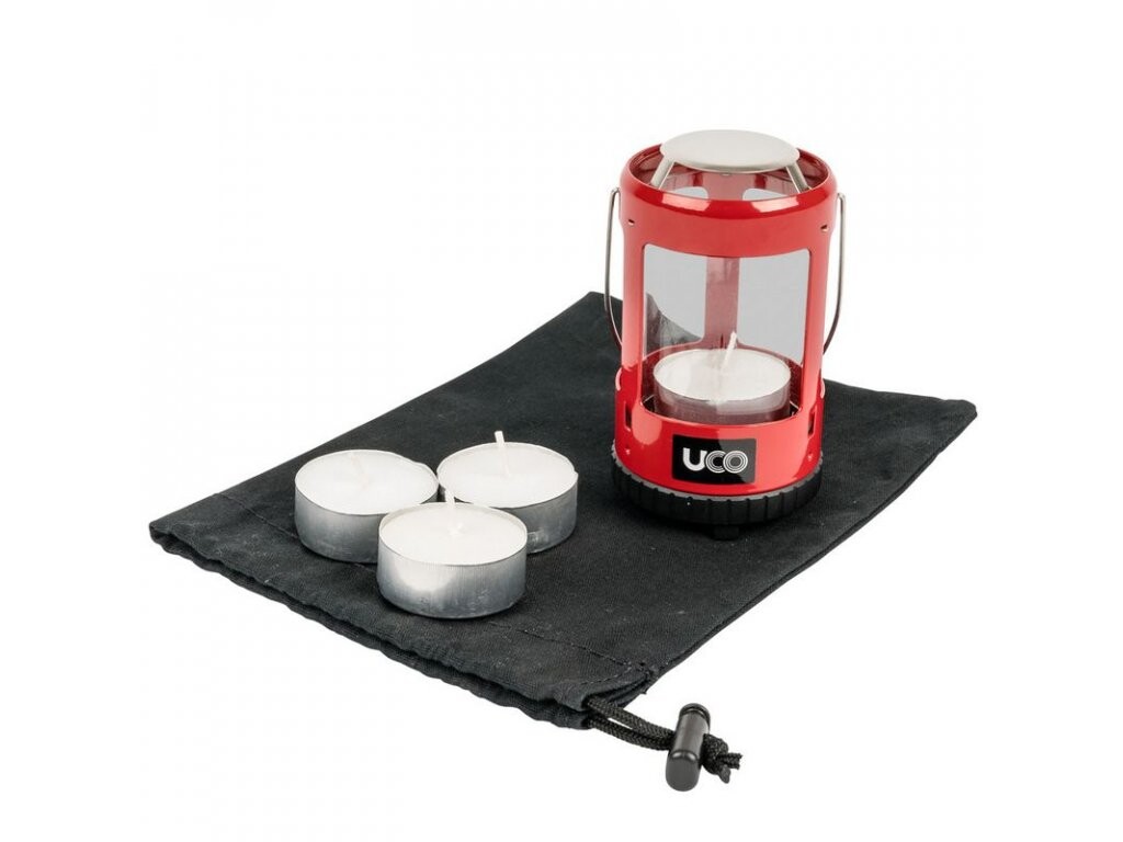 UCO gear UCO Mini Lantern Kit 2.0 - Red lampáš na čajové sviečky 054269004552
