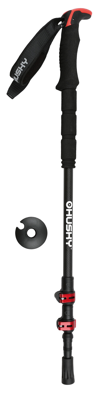 Husky Trekové palice Sones čierna Veľkosť: OneSize