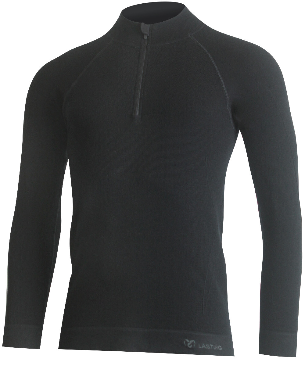 Lasting pánske merino tričko WITEK 9090 čierne Veľkosť: L/XL 8596445232950