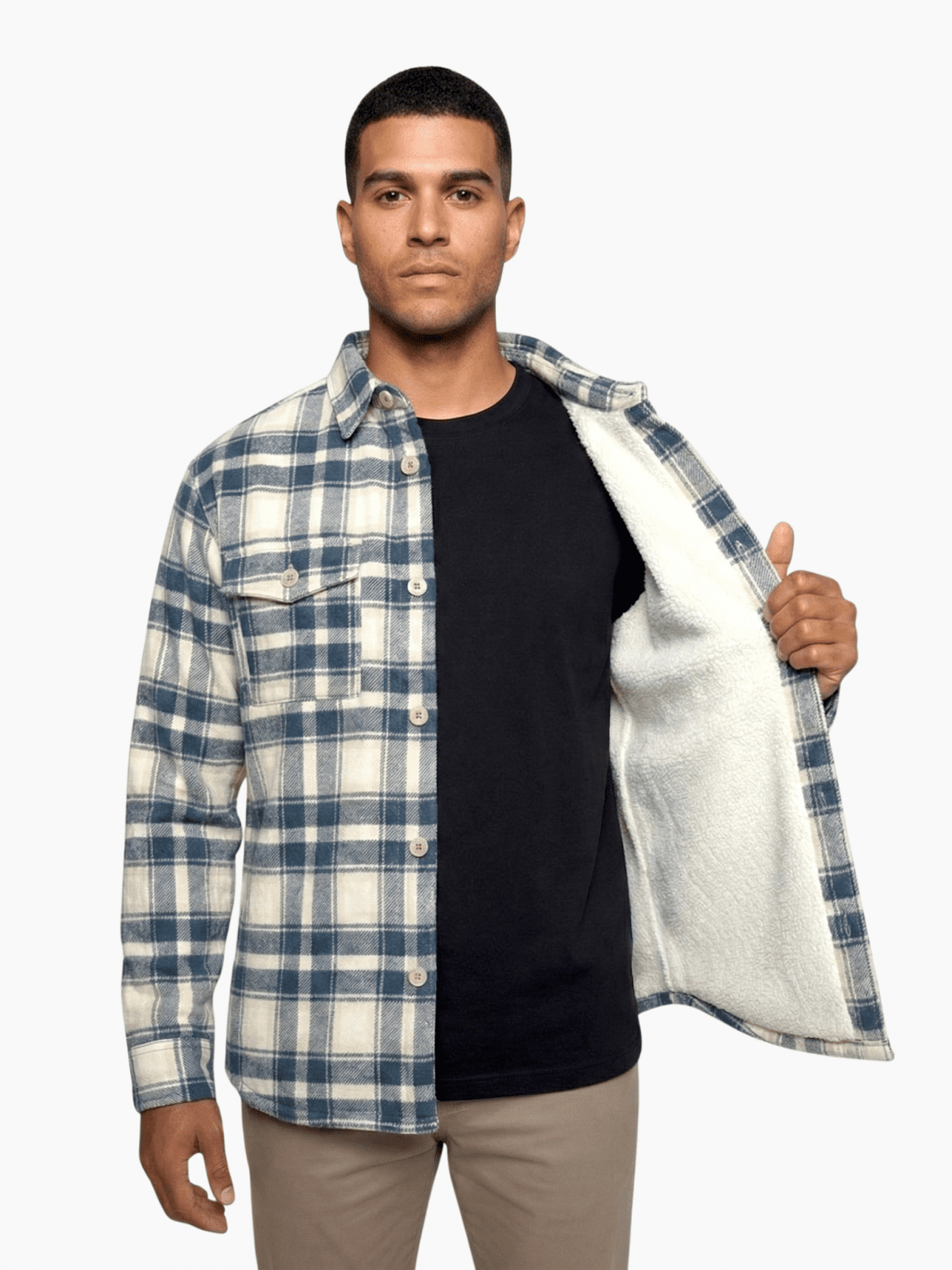 Husky Pánska flanelová košeľa Givi M blue Veľkosť: L