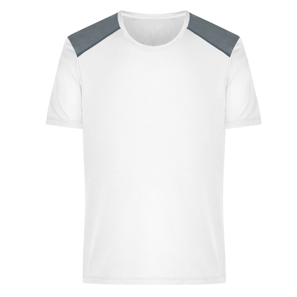 James and Nicholson Pánske bežecké tričko JN1384 - Biela | 2XL