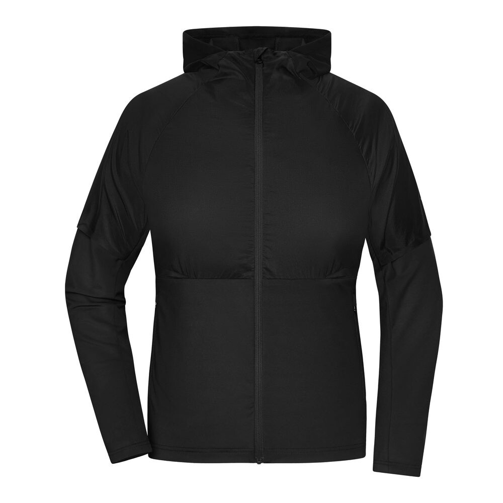 James & Nicholson (Daiber) Dámska běžecká bunda JN1389 - Čierna | 2XL