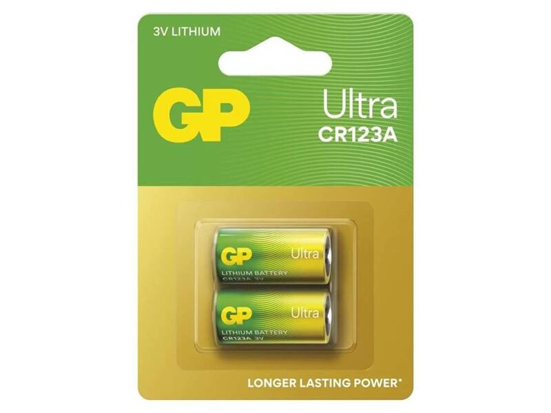 Batéria CR123A GP Ultra Lithium (foto) 2ks