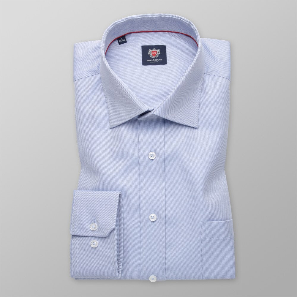 Pánska košeľa klasická s jemným pruhovaným vzorom 11386