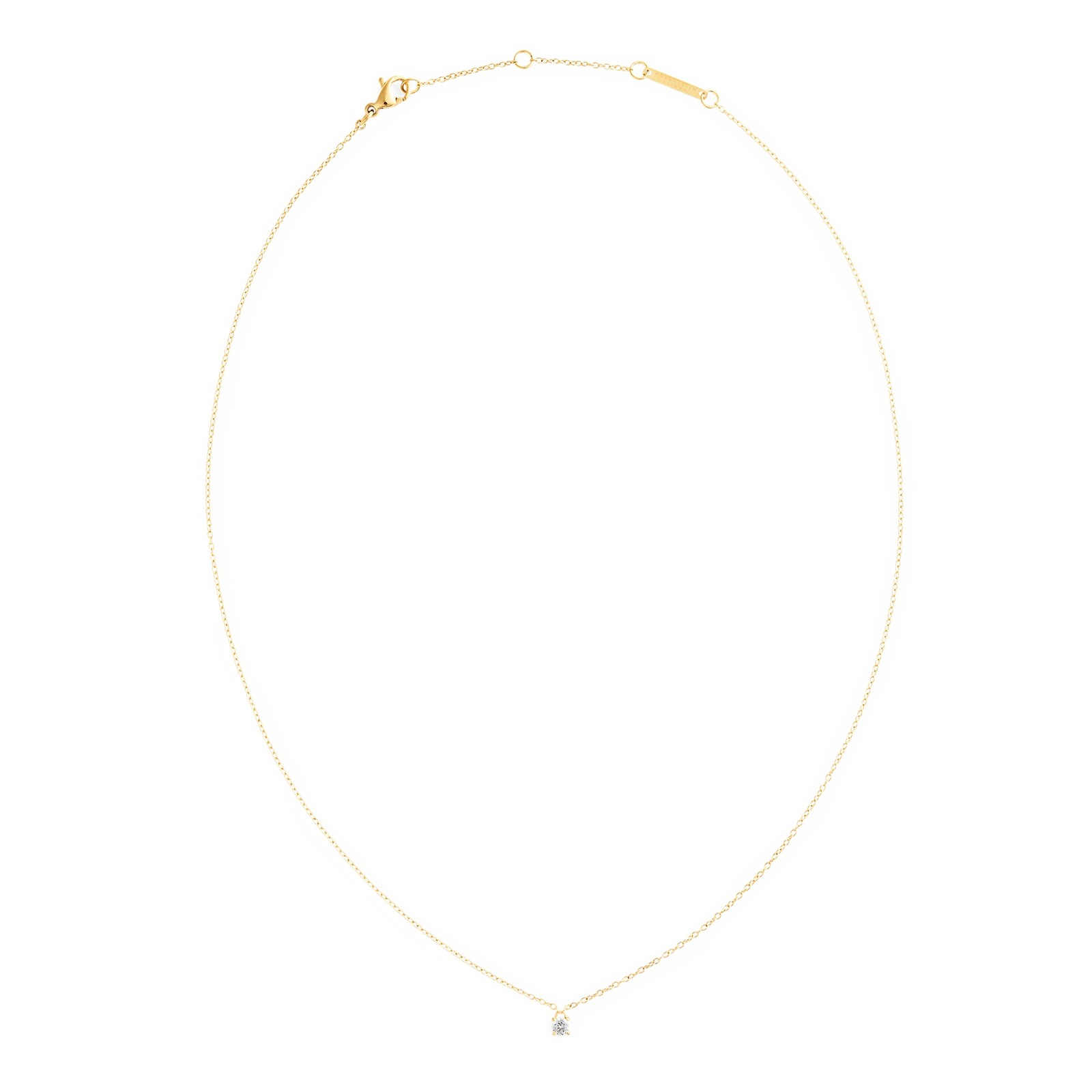 Daniel Wellington Slušivý pozlátený náhrdelník Mirelle DW00401967