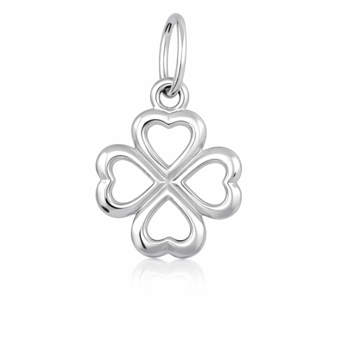 Soliter Minimalistický strieborný prívesok Štvorlístok 441 001 02118 04