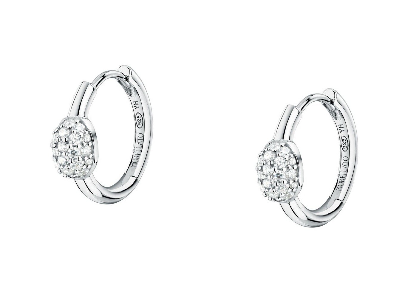 Morellato Strieborné kruhy s kubickými zirkónmi Pavé SAZB18