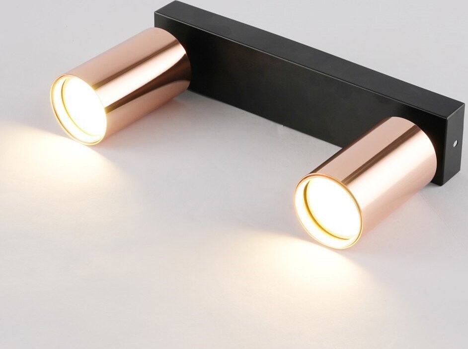 IMMAX PUNTO-2 stropní, nástěnné, bodové, 2 hlavy GU10, měděné