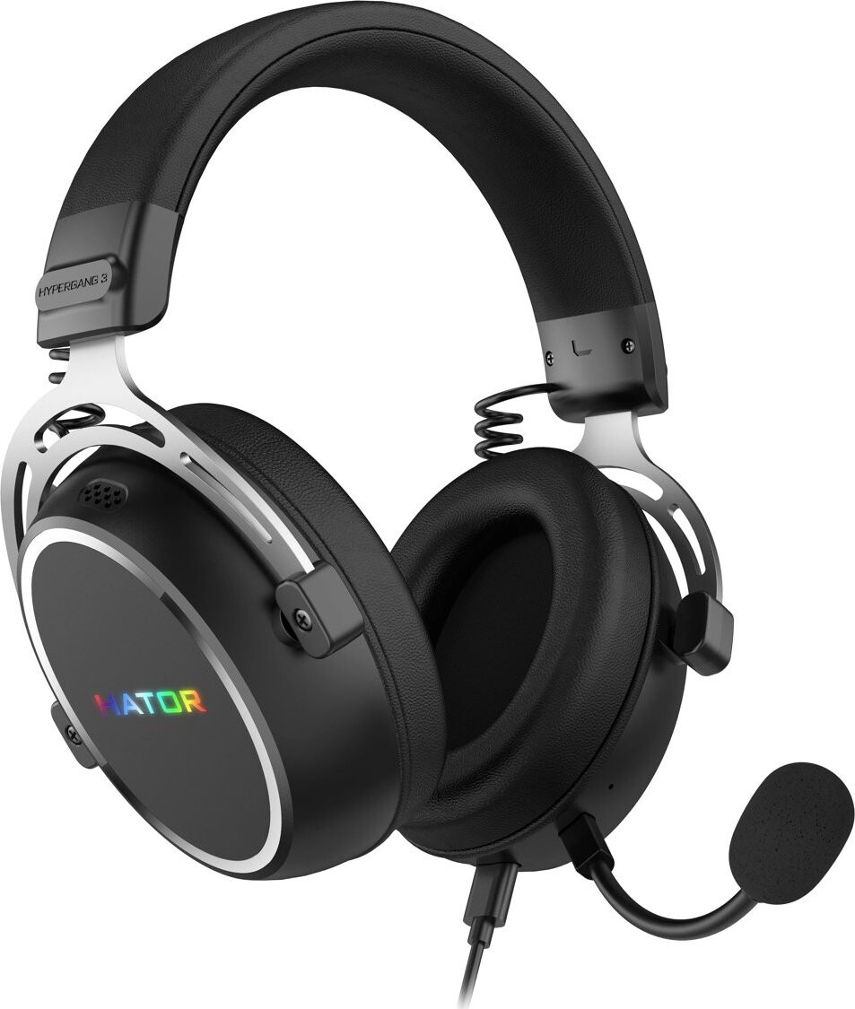 HATOR HYPERGANG 3 USB headset, černý