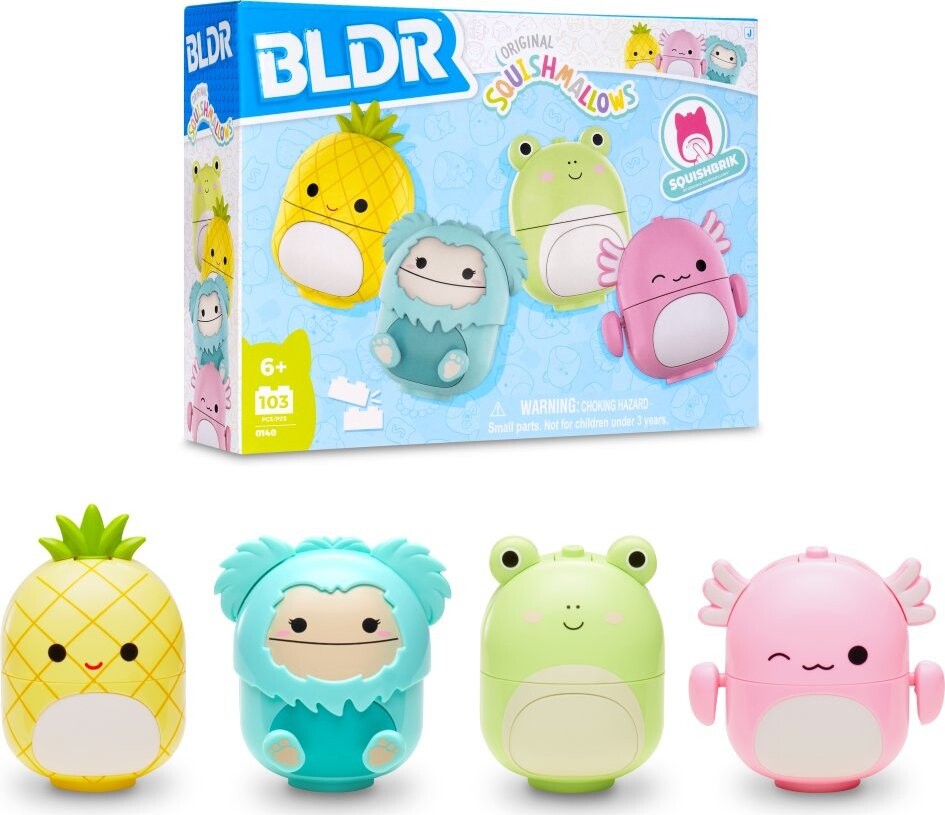 BLDR Squishmallows Sada 4 postavičiek