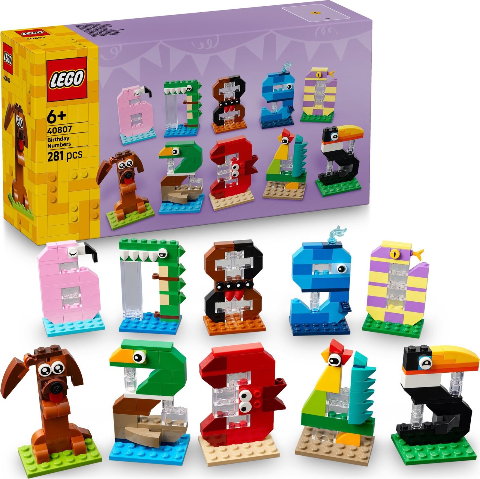 LEGO® Iconic 40807 Čísla na narodeniny