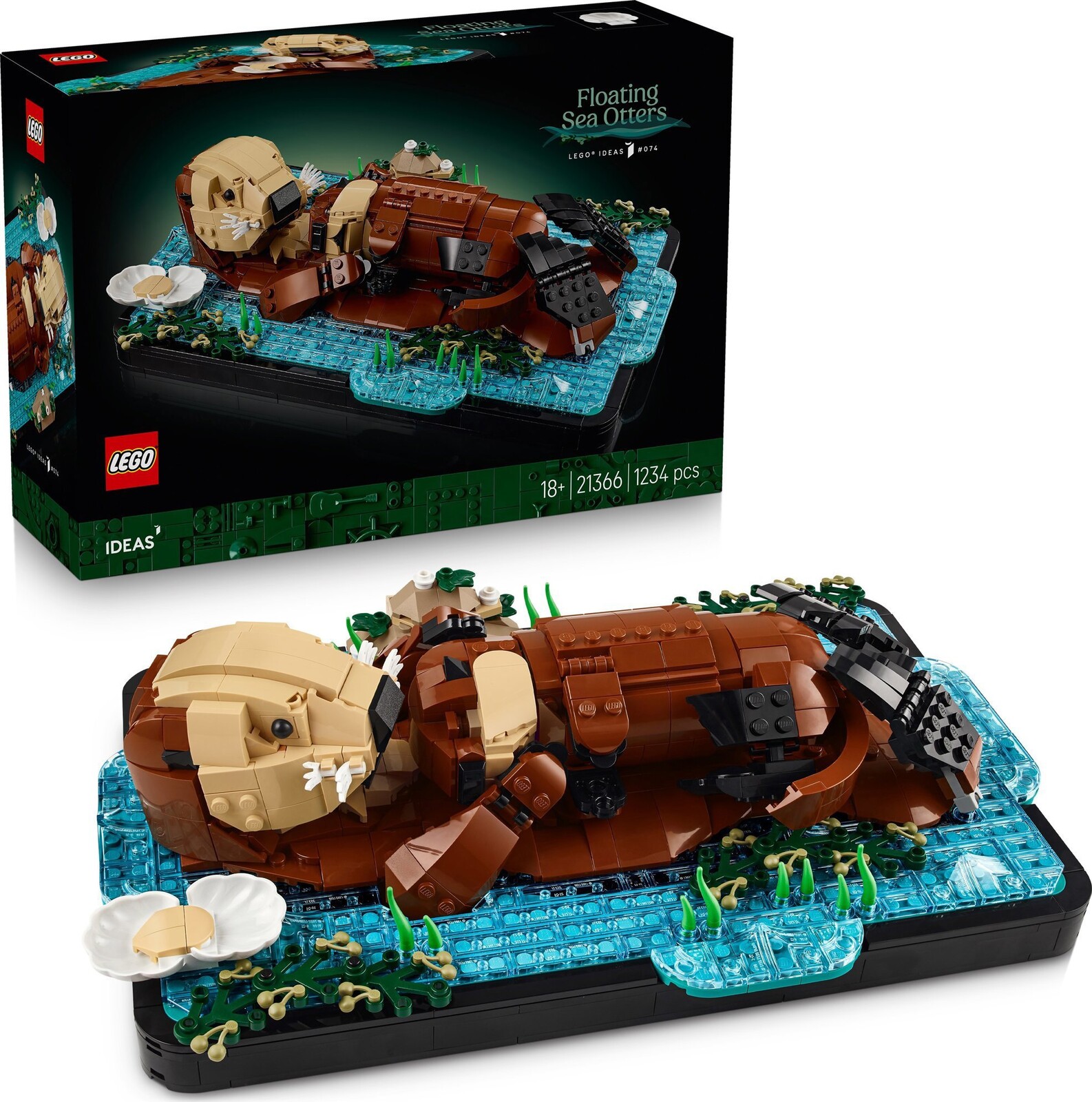 LEGO® LEGO Ideas 21366 Plávajúce morské vydry