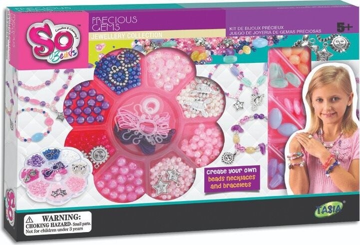 Sada korálikov – trblietavé drahokamy