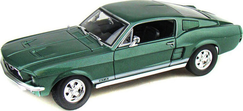 Maisto Ford Mustang Fastback 1967 1:18 zelená metalíza