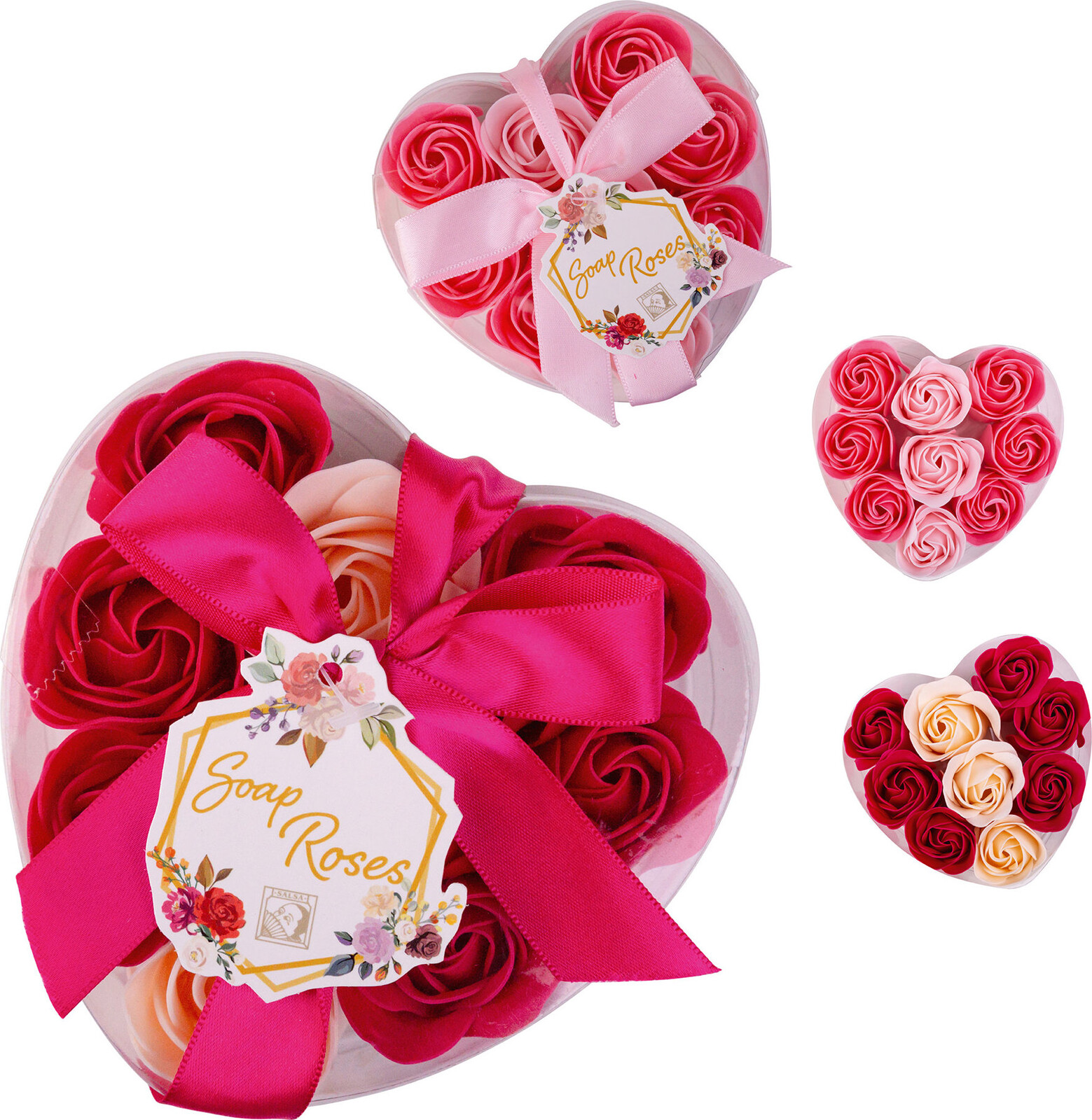 SALSA Mýdlový květ růže 9 × 3 g