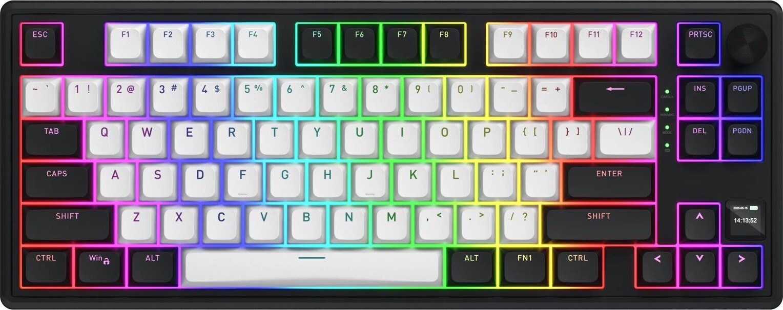 Hator Skyfall 80 MAG ULTIMA 8K wireless, bílo-černá - US