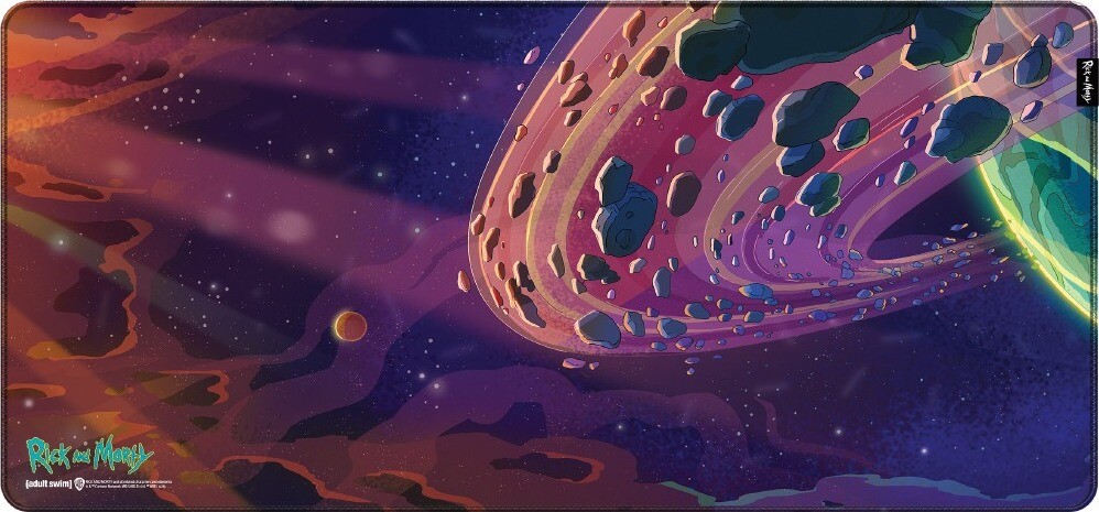 Rick and Morty – Outer Space – Podložka pod myš a klávesnicu