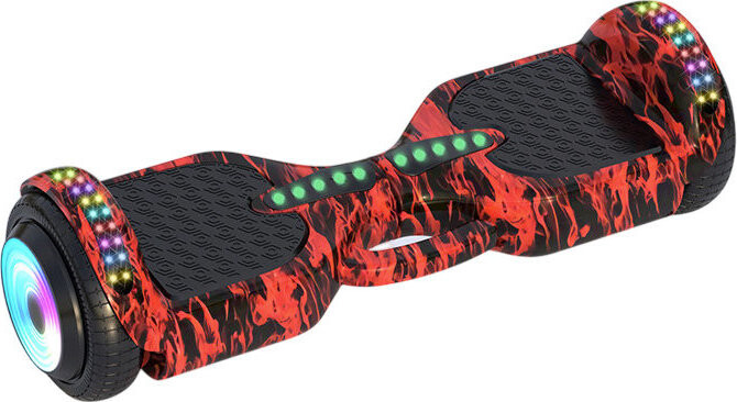 Gordon G1117 Hoverboard, Bluetooth, 100 kg, 250 W, Flame RED