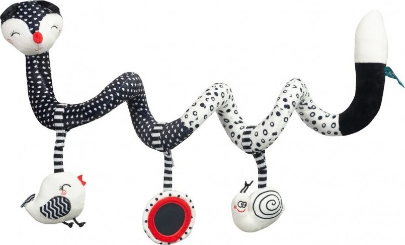 Sensillo Edukační, kontrastní spirála black&white Liška