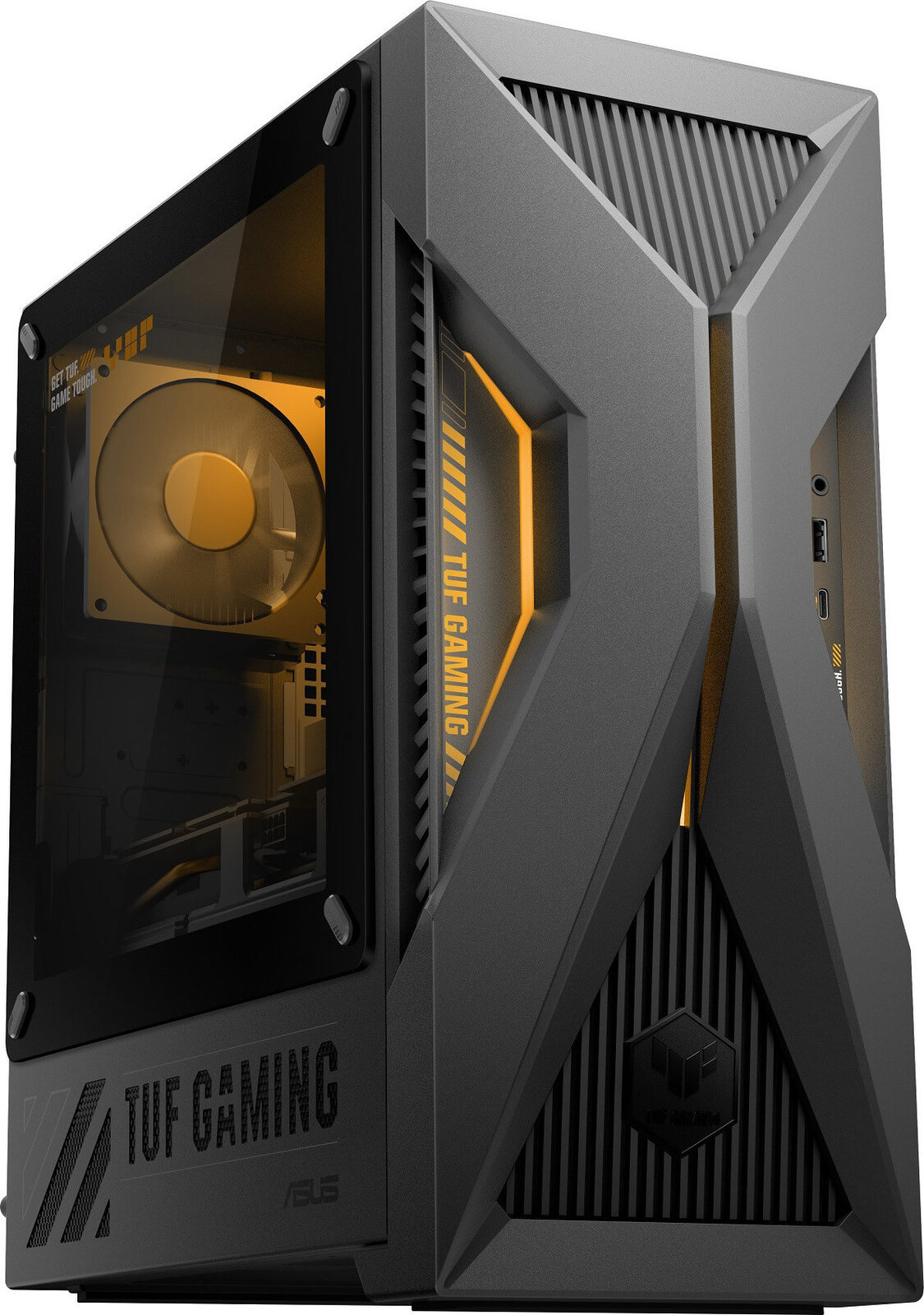 ASUS TUF T500 Gaming Desktop Solar Eclipse Gray