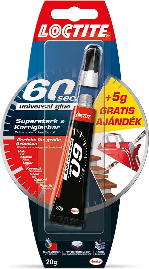 LOCTITE 60 Sekúnd univerzálne lepidlo 20 g