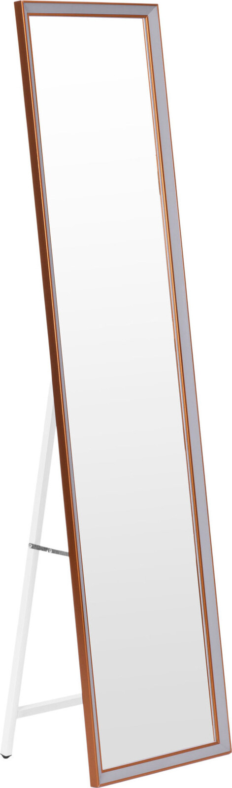 ModernHome GH-M2927 Stojací zrcadlo 147 × 37 cm, hliníkový rám