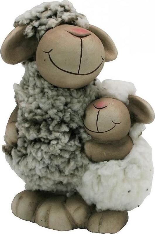 GOBA Veľkonočná dekorácia – 2 ovečky, rodina