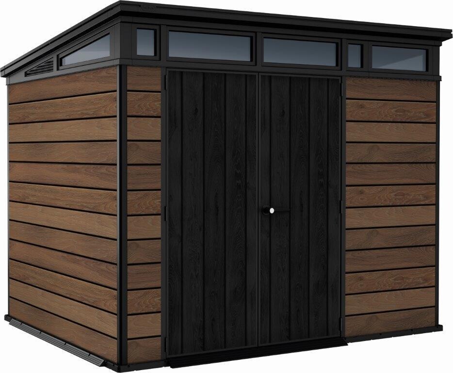 KETER Domček záhradný Signature 9 × 7 Walnut, s podlahou