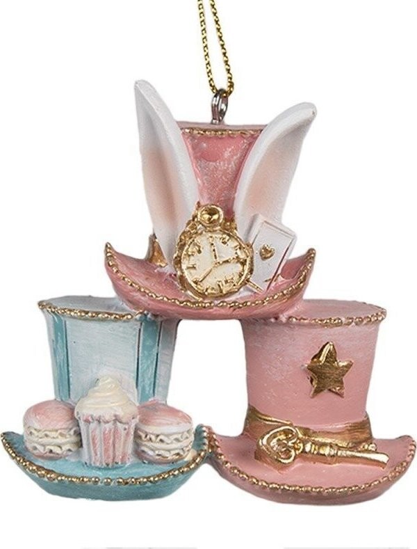 Clayre & Eef Veľkonočná dekorácia – Zajačie klobúky