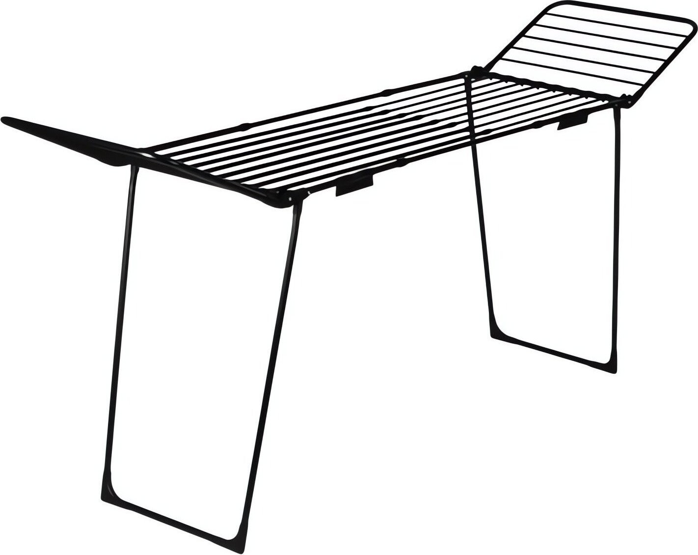 ModernHome BJ-1938 Stojící teleskopický sušák prádla 27 m, skládací, černý