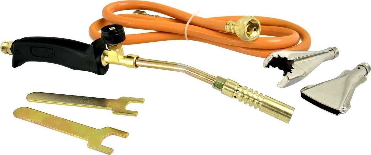 GEKO Plynový univerzálny horák s 3 koncovkami + hadica 1,5 m