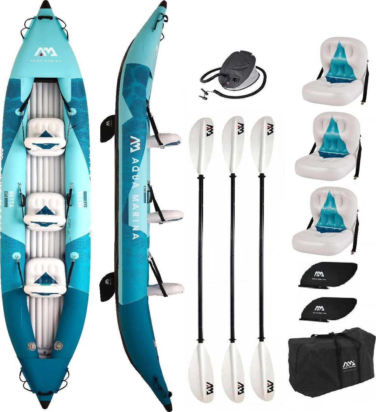 AQUA MARINA Betta 475 modrý