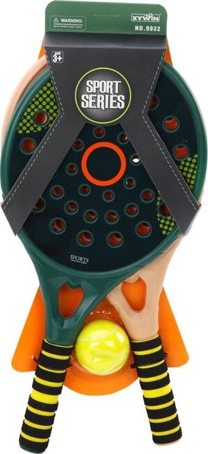 LEAN Toys 17501 Sada 2 pálek na padel pro děti s PU míčkem