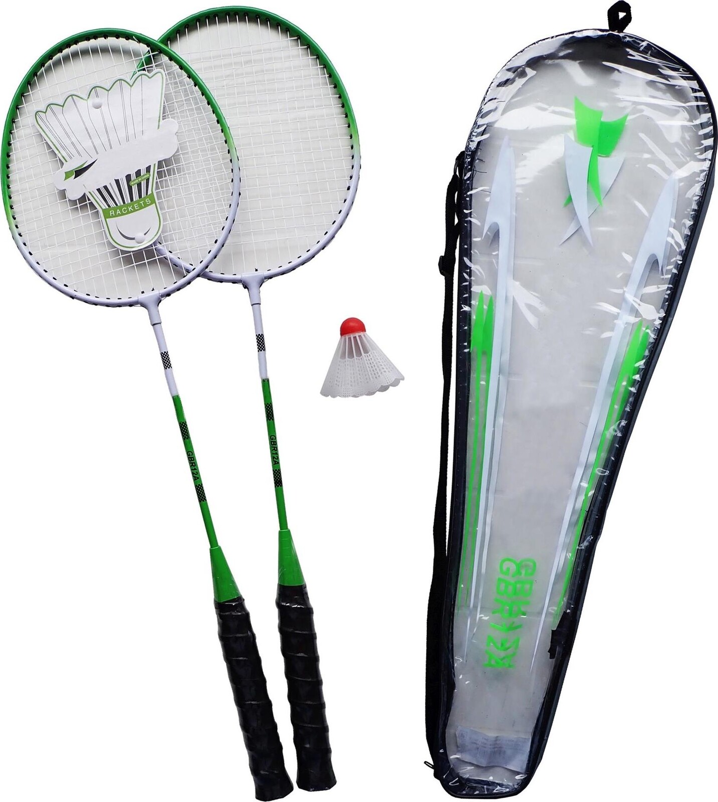 KUBIsport Bedmintonová súprava – 2 rakety + košíček + puzdro