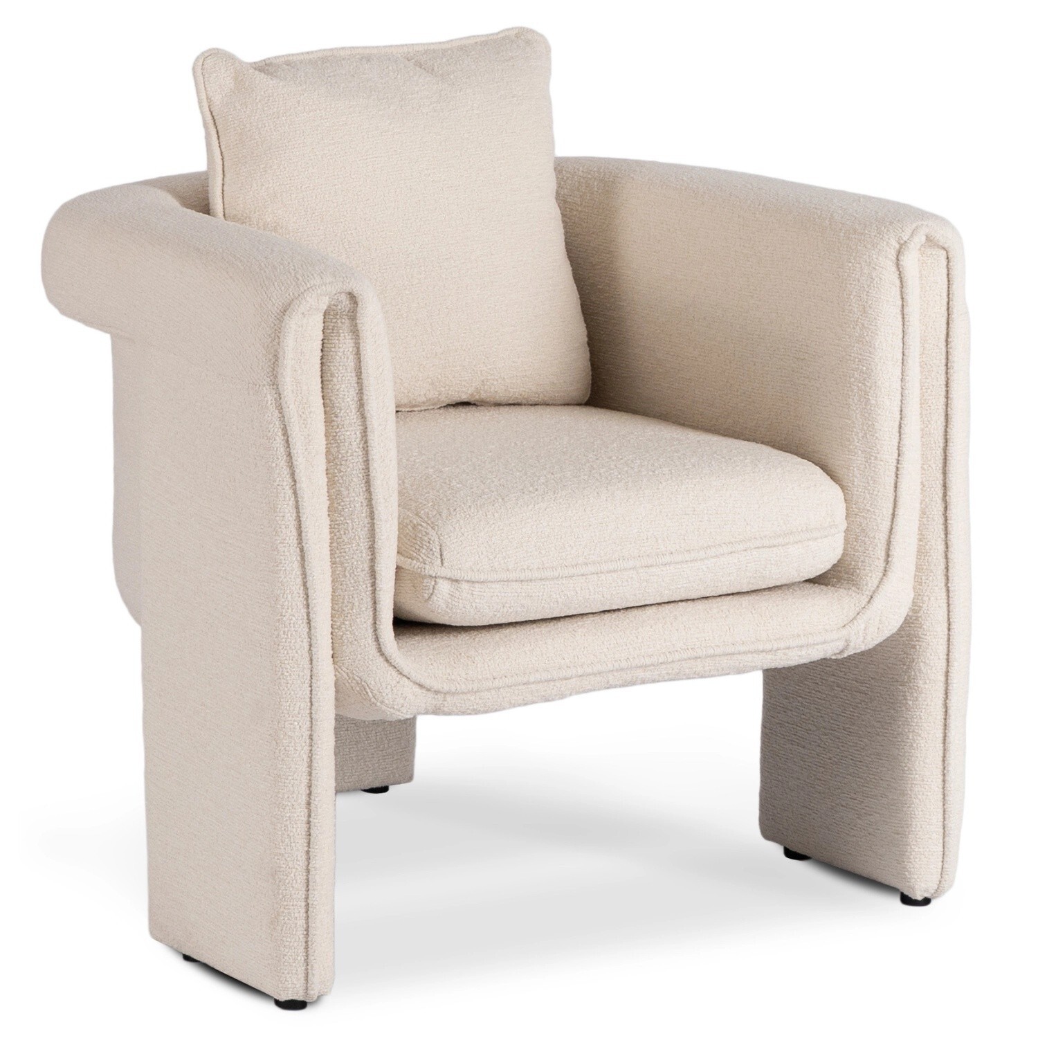 Designové křeslo Gala krémové