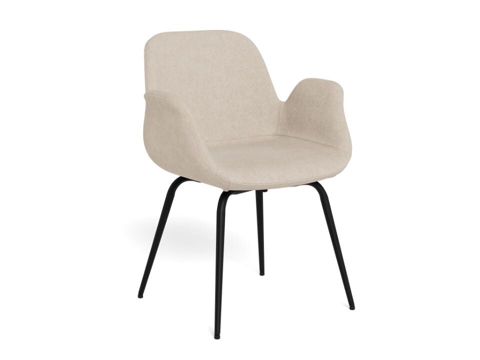 Jídelní křeslo Beth krémové