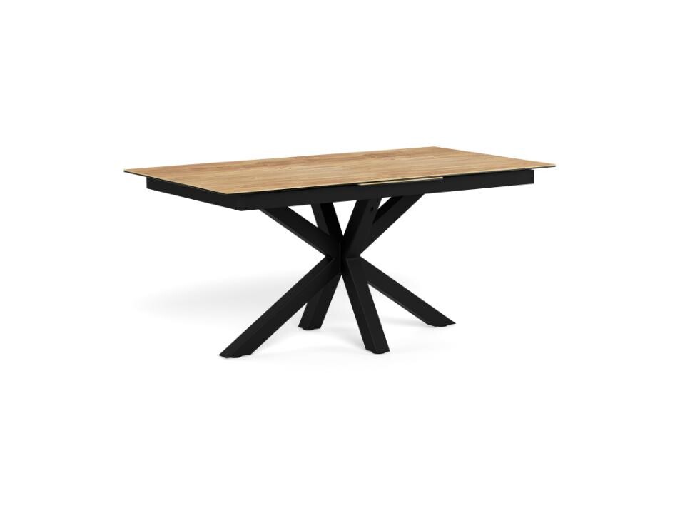 Jídelní rozkládací stůl Heaven 168/210 cm dub divoký/černý