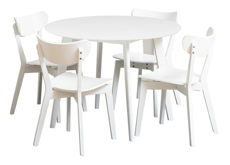 Jídelní set Roxby bílý