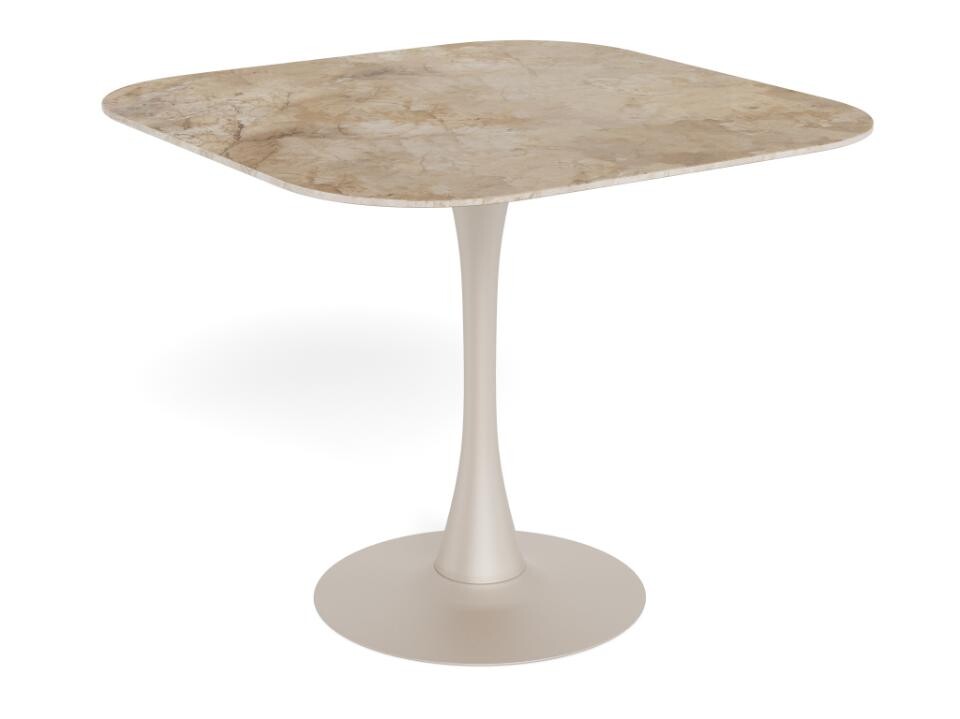 Jídelní stůl Malta 90 cm béžový