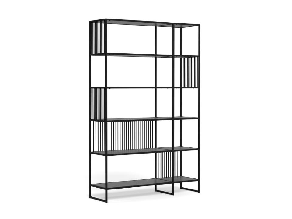 Knihovna Strington 120 cm černá