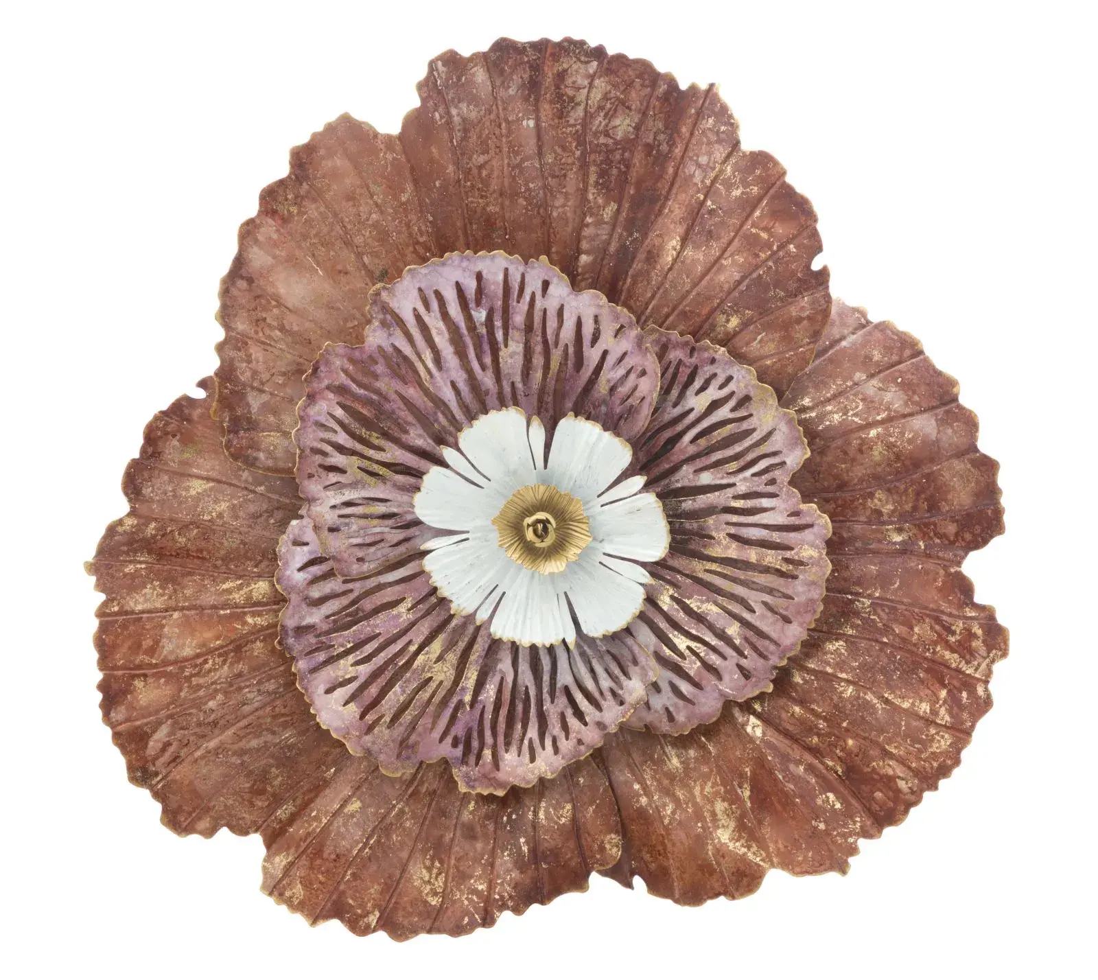 Kovová nástěnná dekorace Bumga 73,5x72 cm vícebarevná