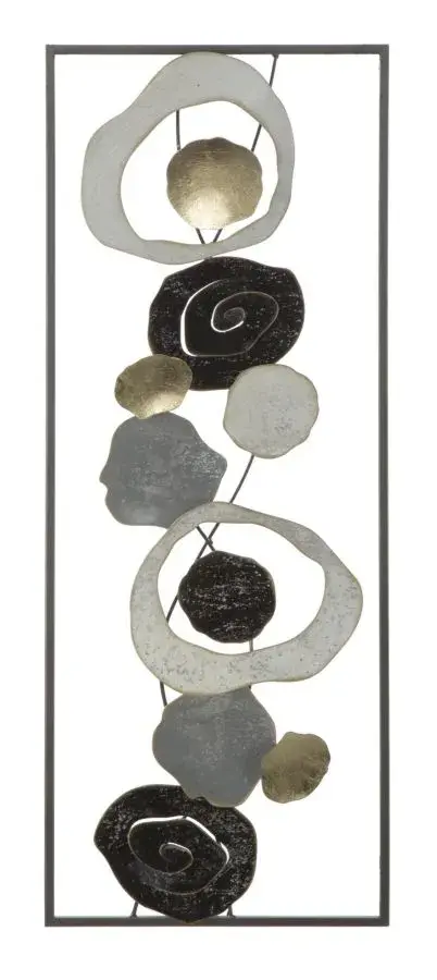 Kovová nástěnná dekorace Dixy 74x28 cm vícebarevná