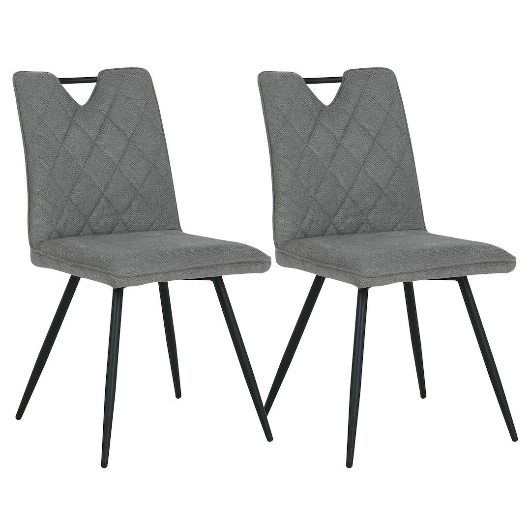 Sada 2 ks jídelních židlí Dalia šedá